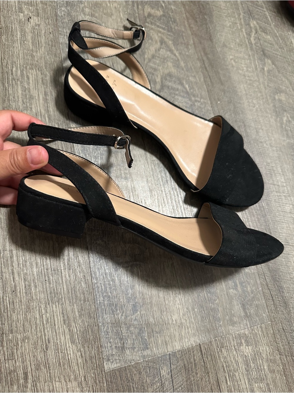Classic Black Ankle-Strap Women’s Sandals